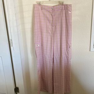 NWT Forever 21 wide leg cargo pants 1X